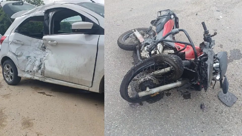 Duas pessoas ficam feridas após acidente na rodovia Ivo Silveira