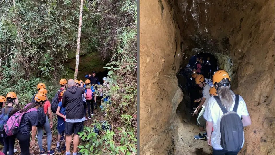 Prefeitura realiza passeio em Trilha nas Minas de Ouro para alunos guabirubenses