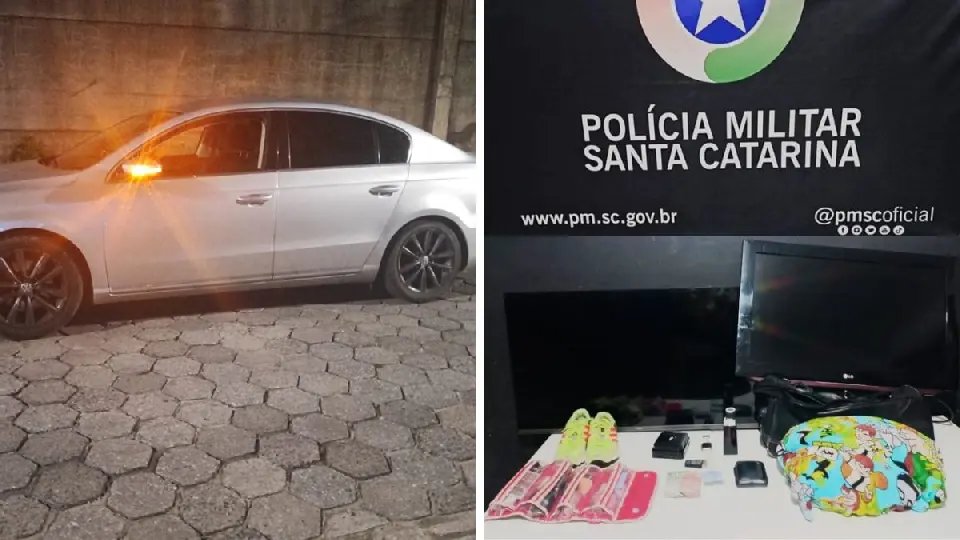 Ladrões invadem residência de casal morto e são presos com objetos furtados