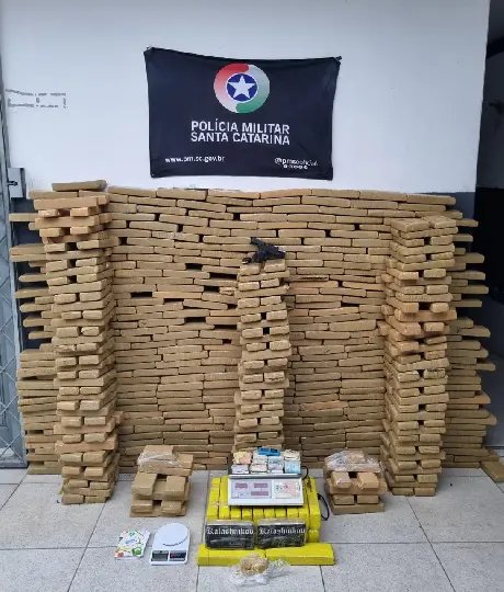 Denúncia ajuda policiais a descobrir quase meia tonelada de droga em imóvel