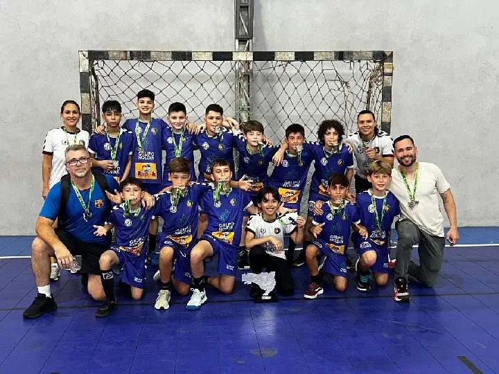Sub-12 do Brushand conquista o segundo lugar da Liga SC de Handebol