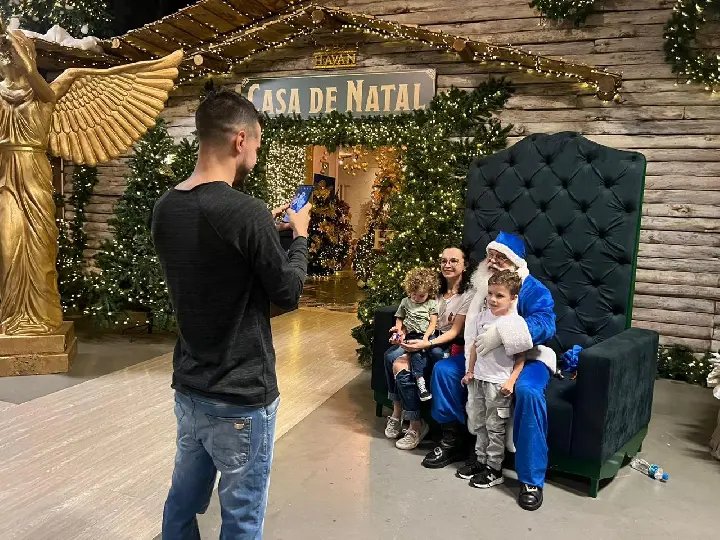 Papai Noel estará na Havan de Brusque neste fim de semana
