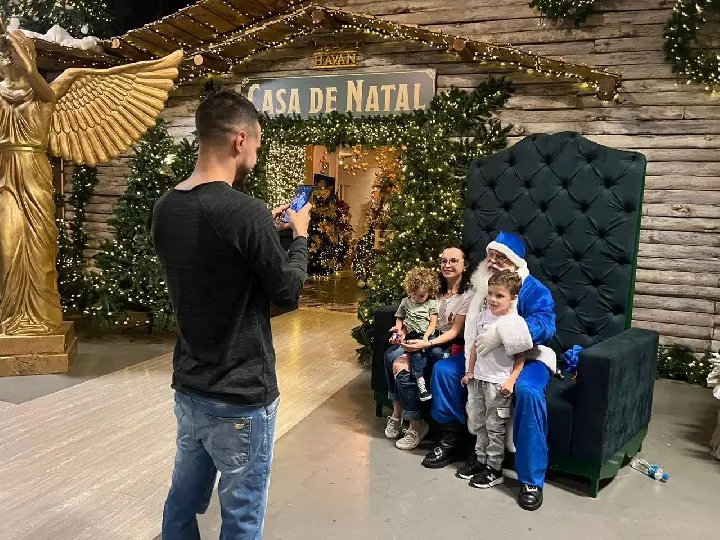 Papai Noel estará presente na Havan de Brusque neste sábado