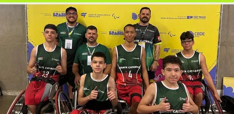 Atletas catarinenses conquistam segundo lugar nas Paralimpíadas Escolares