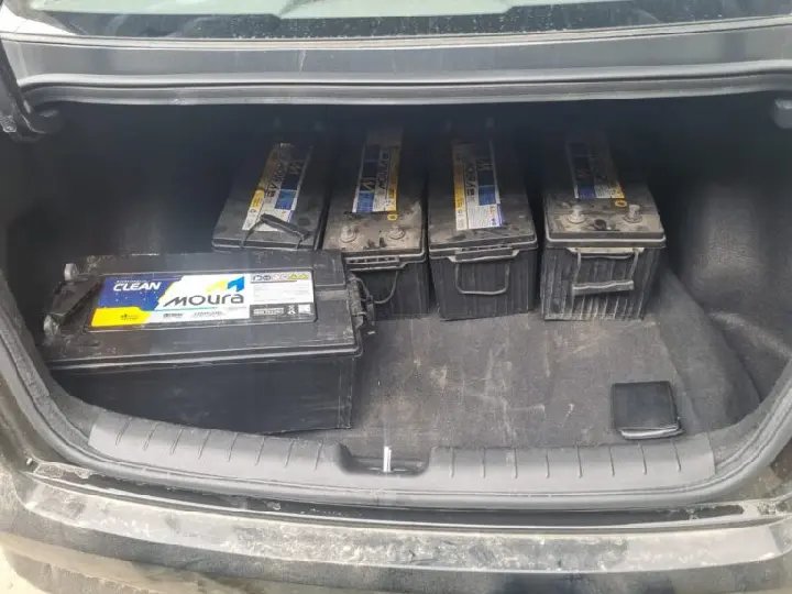 Polícia desarticula esquema de furtos de baterias em antenas de telecomunicação