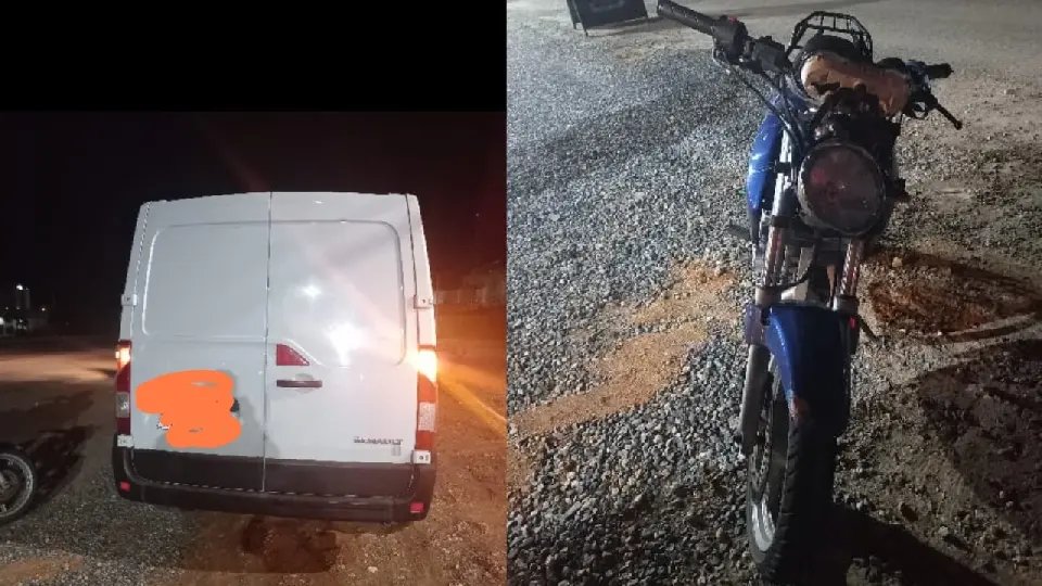 Colisão entre carro e motocicleta deixa homem ferido