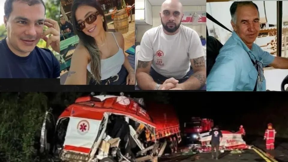 Identificadas as vítimas do grave acidente entre ambulância do SAMU e caminhão