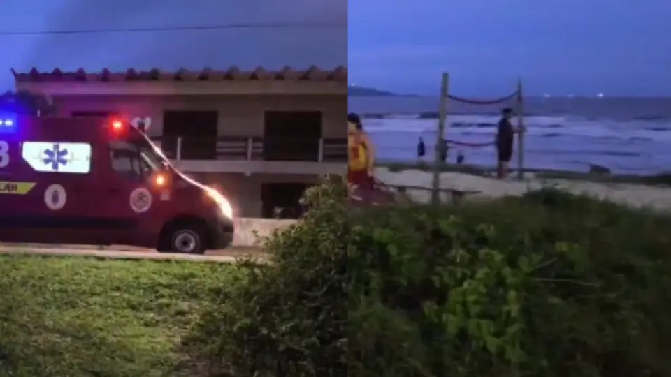 Homem se afoga após salvar crianças no mar em SC 