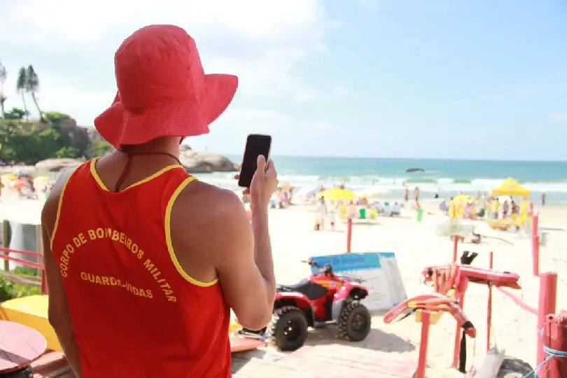 Em sete dias, guarda-vidas do CBM salvam 596 banhistas em SC