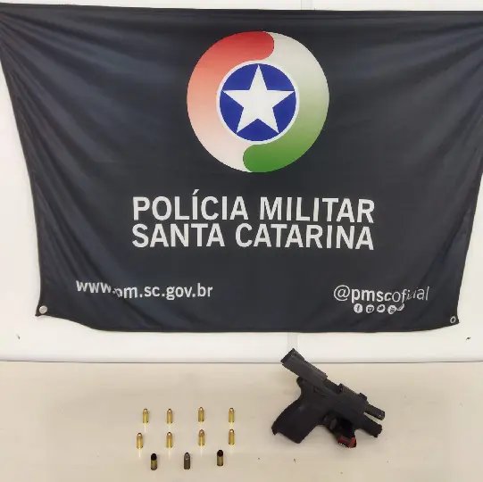 Motorista é preso por porte ilegal de arma de fogo