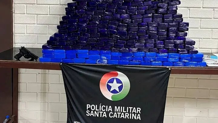 Blumenau: PM apreende mais de uma tonelada de drogas em 2024