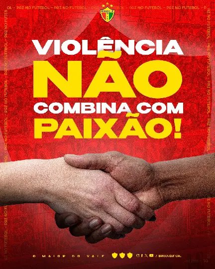 Brusque lança campanha contra a violência nos estádios