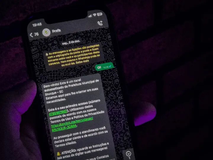 Prefeitura lança atendimento direto ao cidadão via WhatsApp