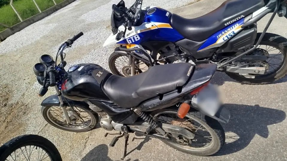 Motocicleta com mais de R$ 12 mil em multas é retirada de circulação, em Brusque