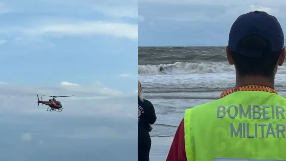 Jovem desaparece após ser arrastado por correnteza na Praia de São Miguel