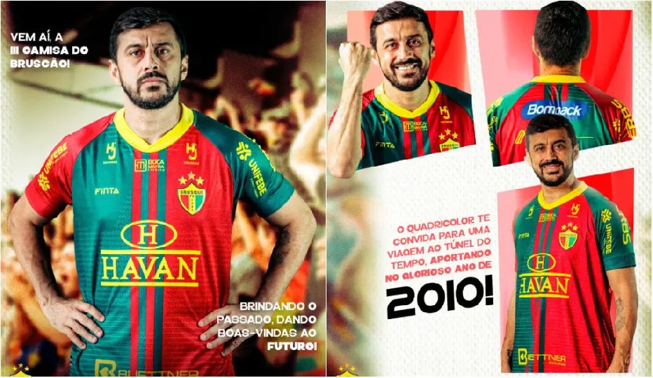 Brusque lança terceiro uniforme para a temporada