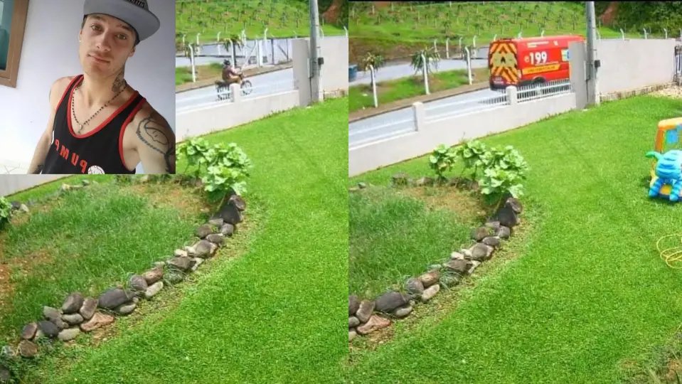 Motociclista morre ao colidir em ambulância e ser atropelado por carreta