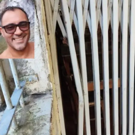 Identificado indivíduo que morreu preso em grade de portão