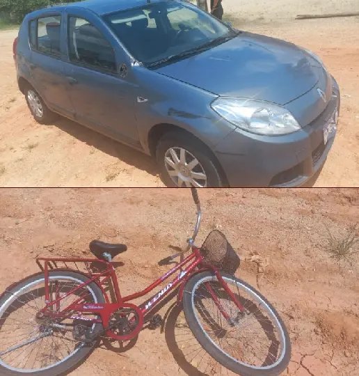 Carro com placas de Brusque se envolve em acidente em Canelinha