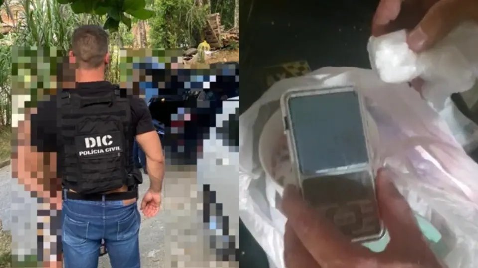 (VÍDEO) Polícia prende homem por tráfico de drogas no Poço Fundo