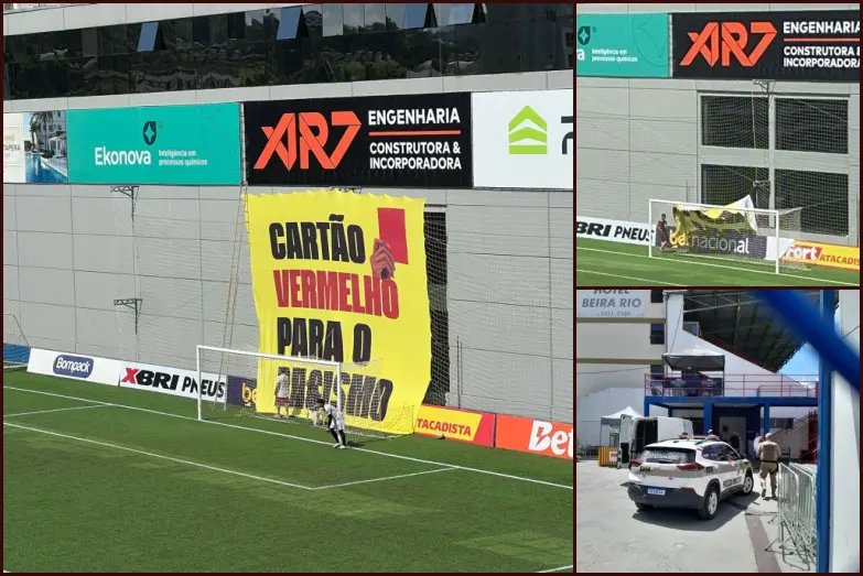 (VÍDEO) Polêmica marca pré-jogo entre Brusque e Chapecoense no Augusto Bauer