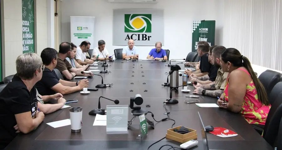 Gastronomia local na 38ª Fenarreco é tema de encontro entre prefeitura e Núcleo da ACIBr 