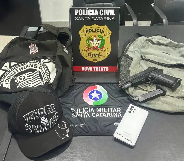 Polícia Civil e Militar apreendem adolescentes de 15 a 17 anos por furtos