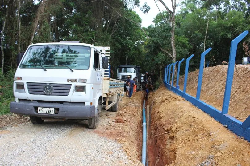Obra do reservatório do Bruschal entra em nova etapa
