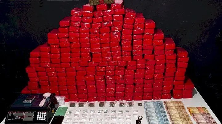 Polícia Militar apreende mais de 171 kg de maconha 