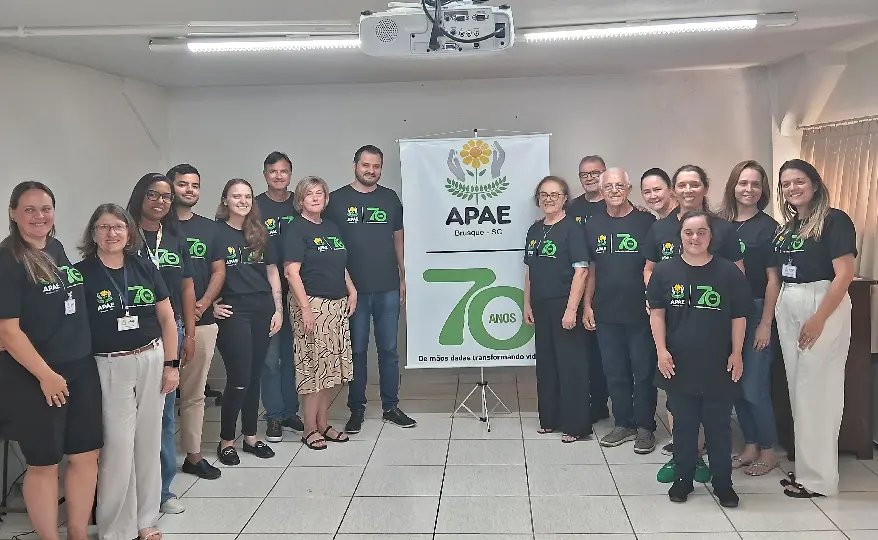 (VÍDEO) Lançada programação festiva dos 70 anos da Apae de Brusque