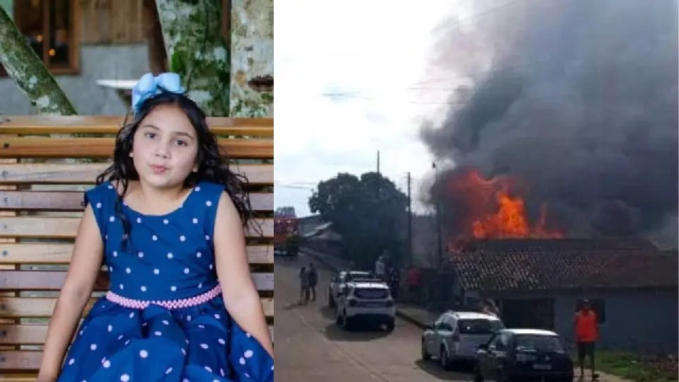 Casa pega fogo e criança morre entre as chamas em SC