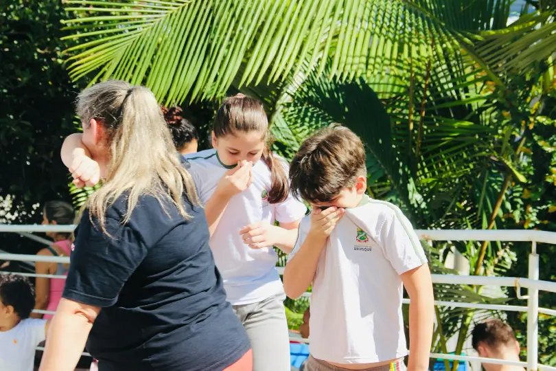 Simulação de incêndio é realizada na Escola Vendelino Wiemes