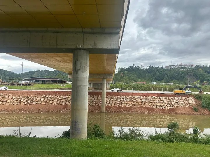 Último trecho de enrocamento da Beira-Rio é concluído