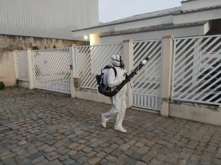 Pulverização no Centro ocorrerá nessa terça-feira 