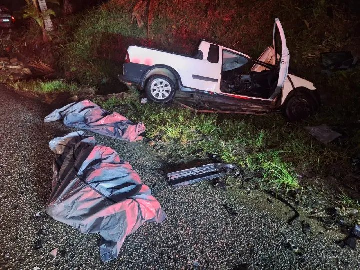 Acidente que matou duas pessoas foi provocado por motorista bêbado, diz PMRv