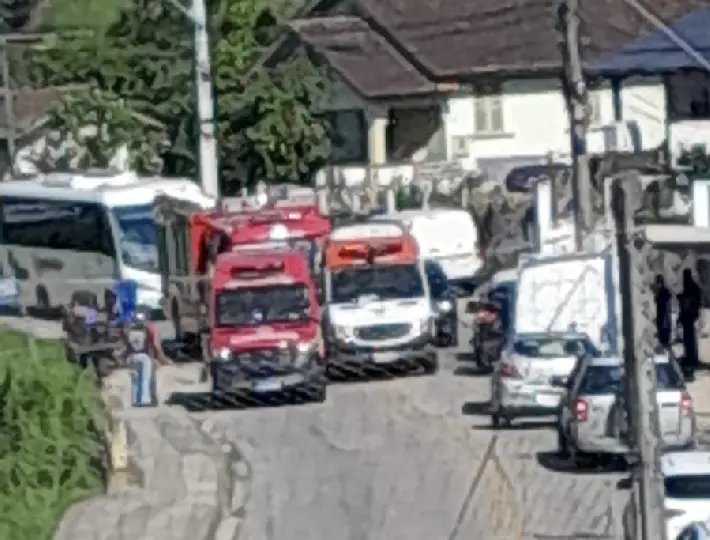 Motociclista fica gravemente ferido após acidente em Brusque