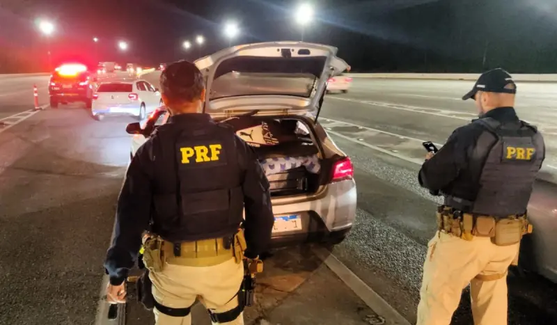 PRF registra 145 acidentes e 9 mortes nas BRs catarinenses