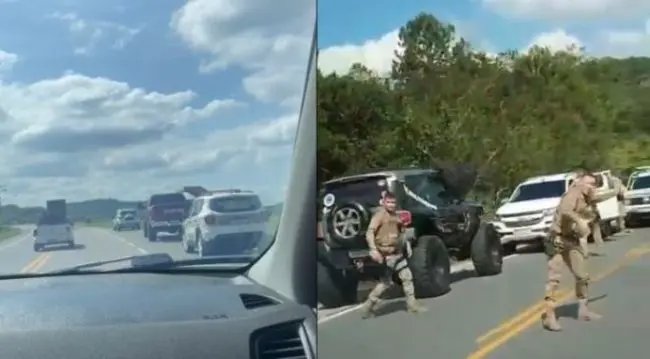 Criminosos armados invadem concessionária e roubam mais de 10 carros em SC
