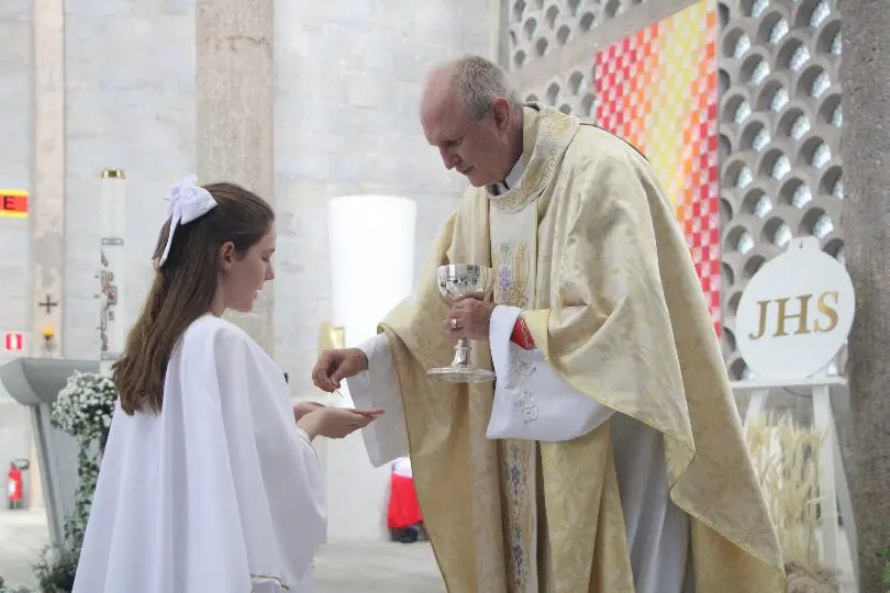 Paróquia São Luís Gonzaga inicia celebrações da Primeira Comunhão