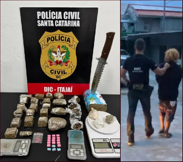(VÍDEO) Polícia de Brusque participa de megaoperação contra o tráfico de drogas
