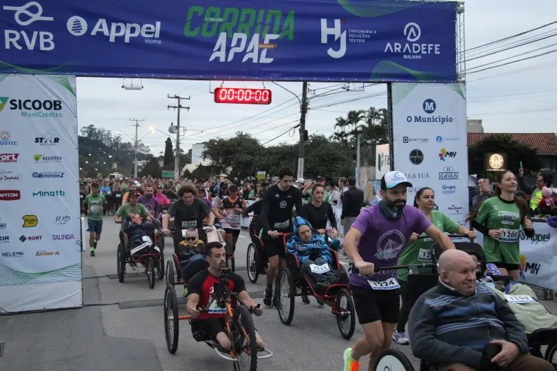 Corrida da Apae acontece neste domingo com mais de mil participantes