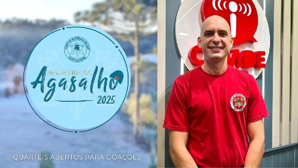 (VÍDEO) Bombeiros de Brusque promovem Campanha do Agasalho