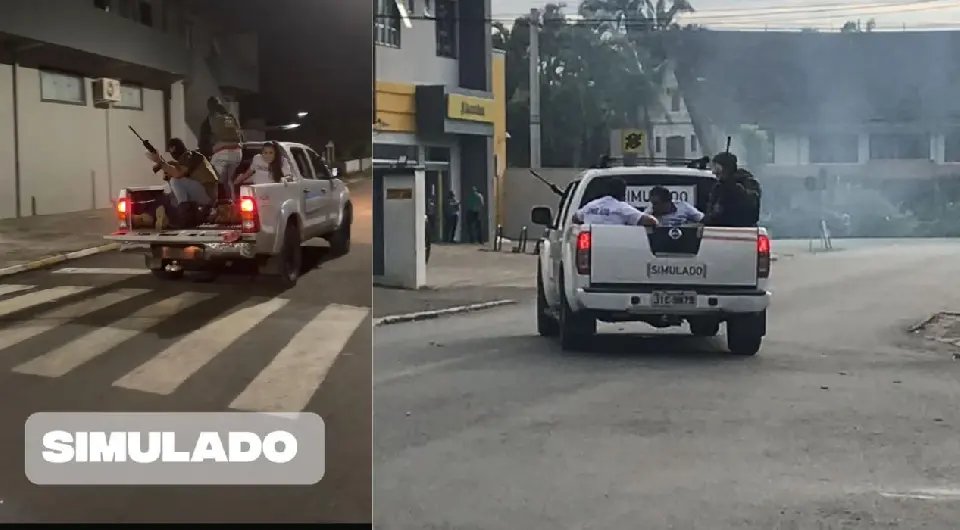 BOPE e PM realizam curso em Brusque com simulado de roubo em Gaspar
