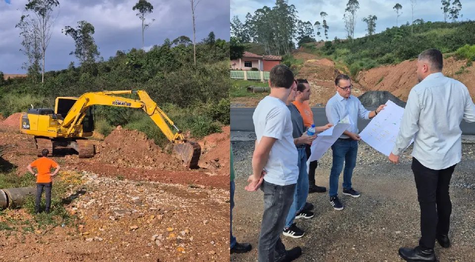 Obras no terreno da futura subestação da Celesc têm início em Botuverá