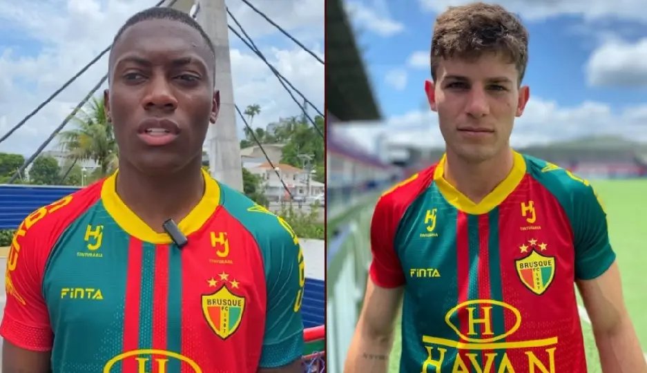 Simón Contreras e Neicer Acosta não fazem mais parte do elenco do Brusque