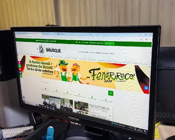 Novo portal da Prefeitura de Brusque prioriza transparência e acessibilidade