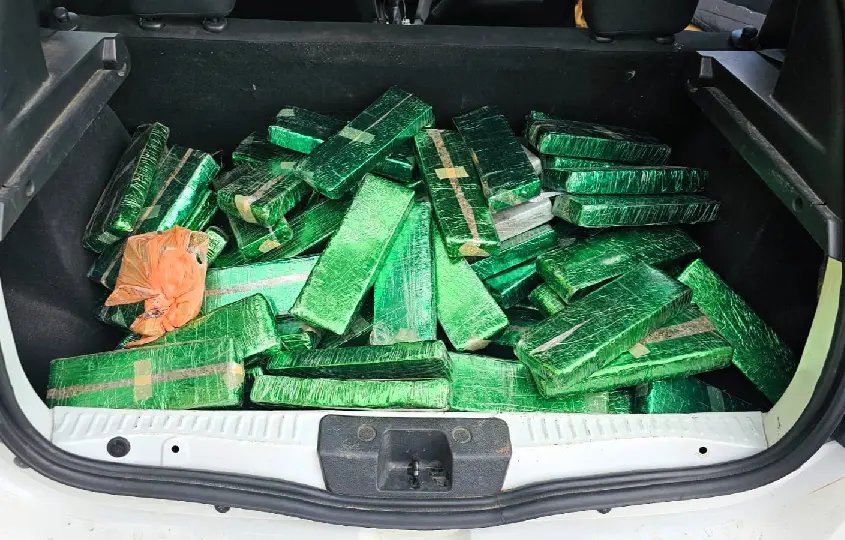 PRF impede entrega de 134 kg de maconha no Litoral Catarinense