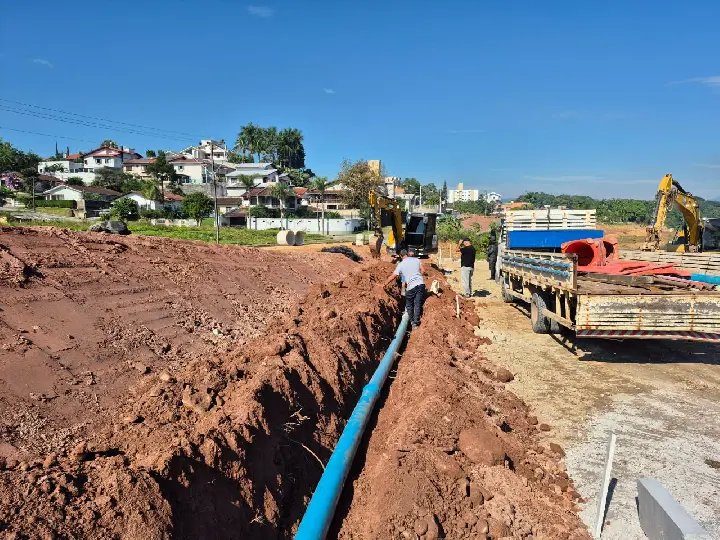 Obra do Samae avança na nova Beira Rio em direção ao Dom Joaquim