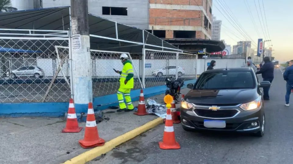 Motociclista morre em grave acidente de trânsito