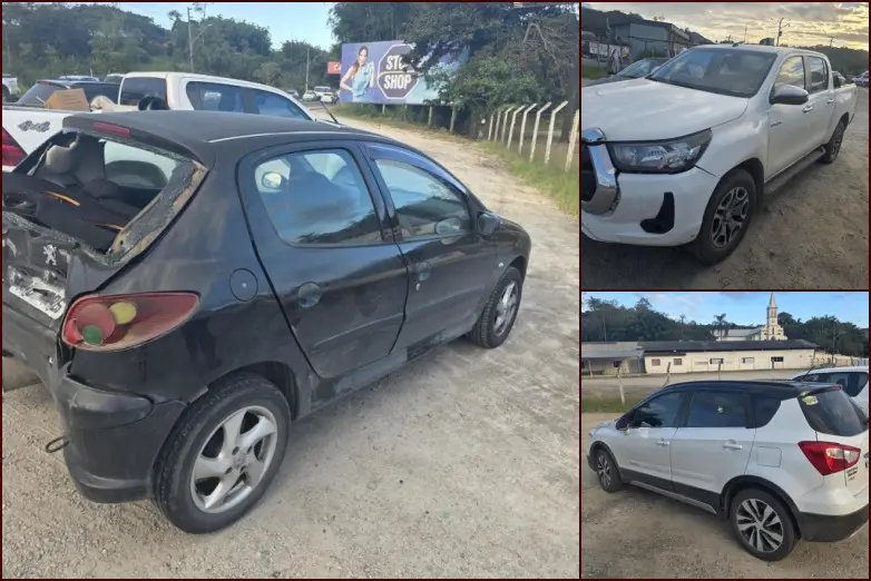 Engavetamento é registrado na rodovia Ivo Silveira 